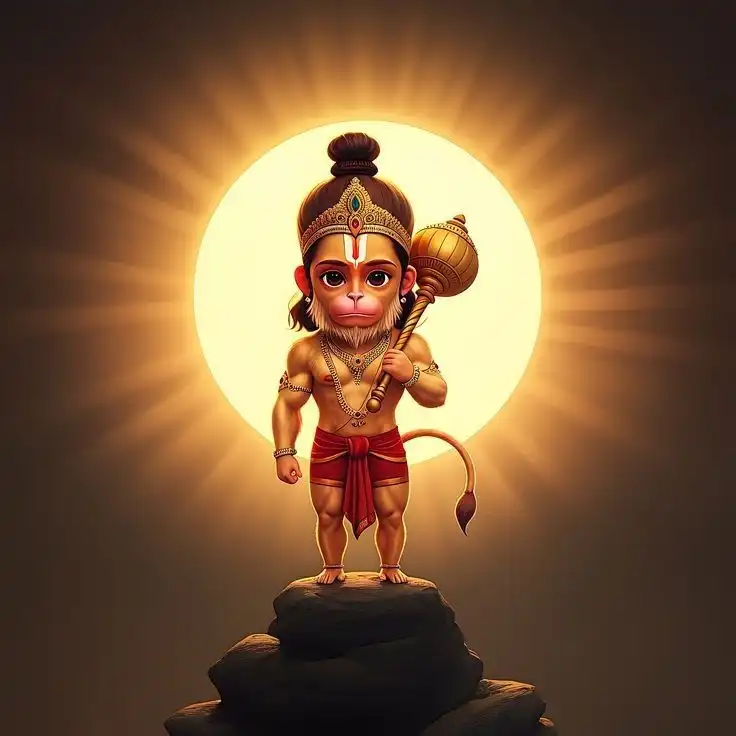 angry hanuman danger bajrangbali photo